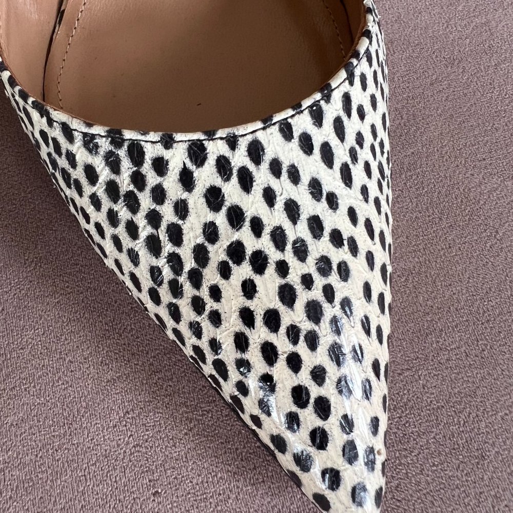 AQUAZZURA Snakeskin Animal Print Pumps - Picture 2 of 6